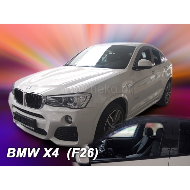 Ανεμοθραύστες BMW X4 F26 (2013-2019) - 2 τμχ. εμπρός, Heko