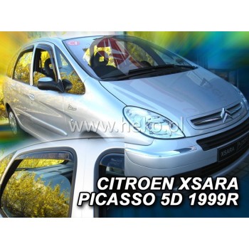 Ανεμοθραύστες Citroen Xsara (1997-2004) 5 πορτο - 2 τμχ. εμπρός, Heko