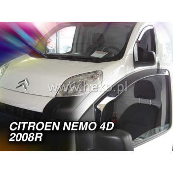 Ανεμοθραύστες Citroen Nemo / Fiat Fiorino / Qubo / Peugeot Bipper (2007-2017) 2 τμχ. εμπρός, Heko