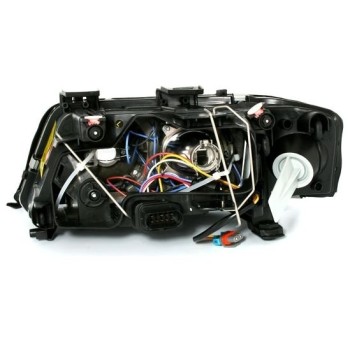 Φανάρια εμπρός Audi A6 (2001-2003) angel eyes - εργοστασιακά xenon -μαύρα , χωρίς λάμπες (Η7) - σετ 2τμχ. Φανάρια εμπρός Audi A6 (2001-2003) angel eyes - εργοστασιακά xenon -μαύρα , χωρίς λάμπες (Η7) - σετ 2τμχ.