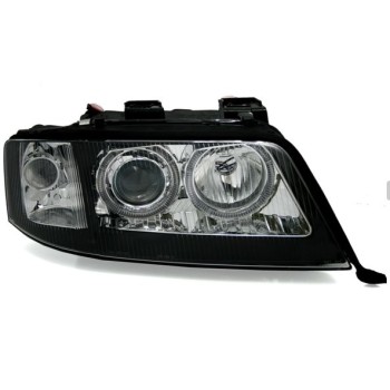 Φανάρια εμπρός Audi A6 (2001-2003) angel eyes - εργοστασιακά xenon -μαύρα , χωρίς λάμπες (Η7) - σετ 2τμχ. Φανάρια εμπρός Audi A6 (2001-2003) angel eyes - εργοστασιακά xenon -μαύρα , χωρίς λάμπες (Η7) - σετ 2τμχ.