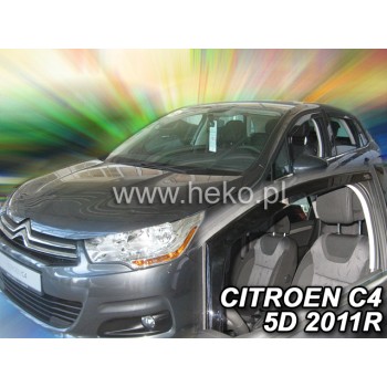 Ανεμοθραύστες Citroen C4 I (2004-2010) 5 πορτο - 2 τμχ. εμπρός, Heko