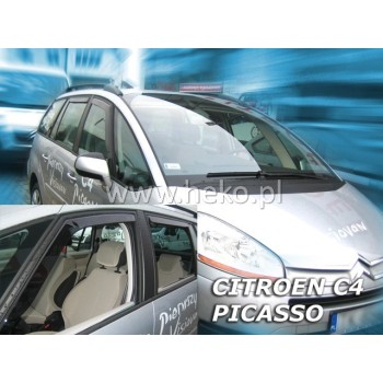 Ανεμοθραύστες Citroen C4 Picasso / Grand (2006-2013) 5 πορτο - 2 τμχ. εμπρός, Heko