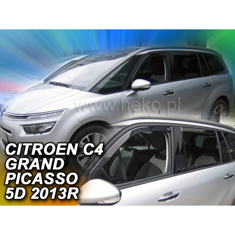 Ανεμοθραύστες Citroen C4 Grand Picasso (2013-2021) 5 πορτο - 4 τμχ. εμπρός και πίσω, Heko