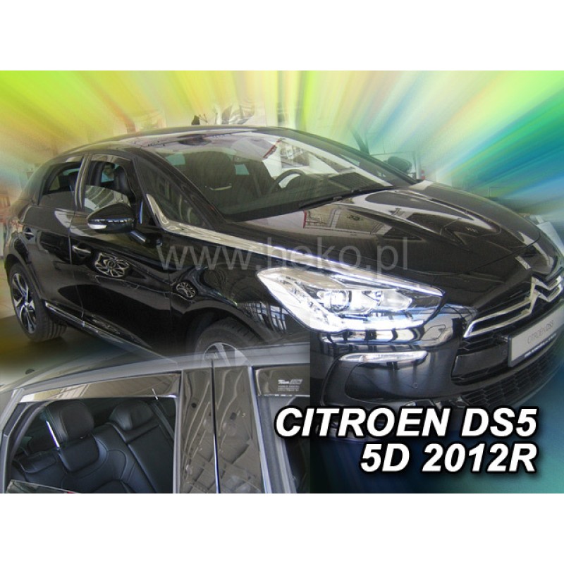 Ανεμοθραύστες Citroen DS5 (2012-2018) 5 πορτο - 4 τμχ. εμπρός και πίσω, Heko