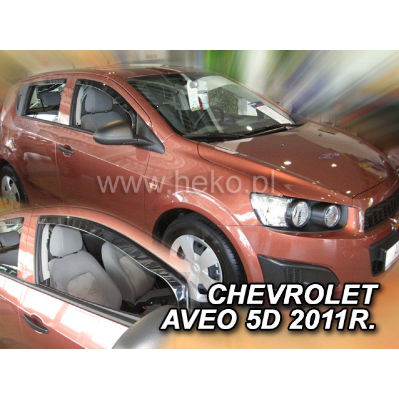 Ανεμοθραύστες Chevrolet Aveo (2011-2020) sedan , combi - 2 τμχ. εμπρός, Heko