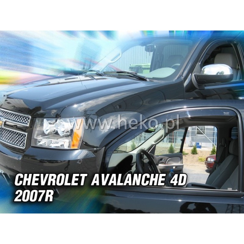 Ανεμοθραύστες Chevrolet Avalanche (2006-2013) 4 πορτο - 2 τμχ. εμπρός, Heko