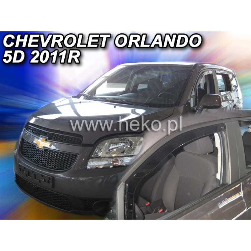 Ανεμοθραύστες Chevrolet Orlando (2010-2018) 5 πορτο - 2 τμχ. εμπρός, Heko