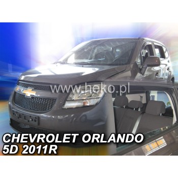 Ανεμοθραύστες Chevrolet Orlando (2010-2018) 5 πορτο - 4 τμχ. εμπρός και πίσω, Heko