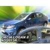 Ανεμοθραύστες Dacia Logan II (2013-2020) sedan - 4 τμχ. εμπρός και πίσω, Heko