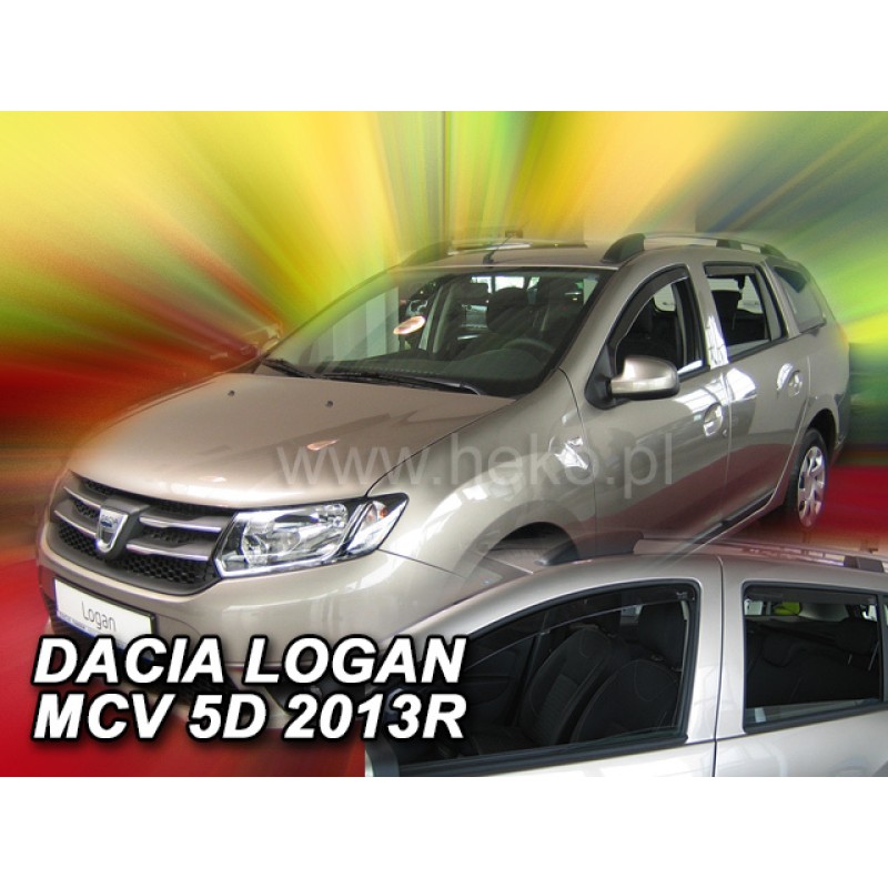 Ανεμοθραύστες Dacia Logan II (2013-2020) combi - 4 τμχ. εμπρός και πίσω, Heko