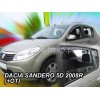 Ανεμοθραύστες Dacia Sandero / Stepway I (2008-2012) 5 πορτο - 4 τμχ. εμπρός και πίσω, Heko
