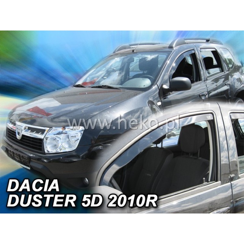 Ανεμοθραύστες Dacia Duster (2010-2018) 5 πορτο - 2 τμχ. εμπρός, Heko