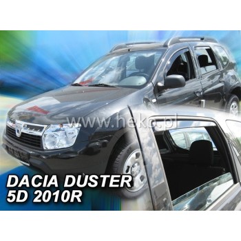 Ανεμοθραύστες Dacia Duster (2010-2018) 5 πορτο - 4 τμχ. εμπρός και πίσω, Heko