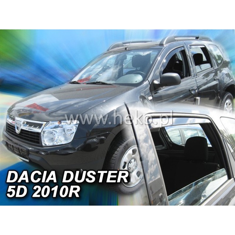 Ανεμοθραύστες Dacia Duster (2010-2018) 5 πορτο - 4 τμχ. εμπρός και πίσω, Heko