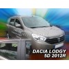Ανεμοθραύστες Dacia Lodgy (2012-2021) 5 πορτο - 4 τμχ. εμπρός και πίσω, Heko