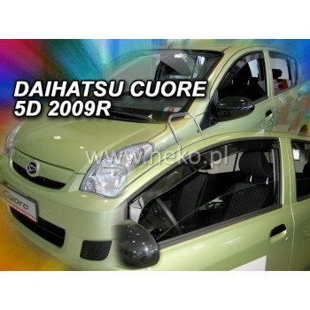 Ανεμοθραύστες Daihatsu Coure VII (2007+) 5 πορτο - 2 τμχ. εμπρός, Heko