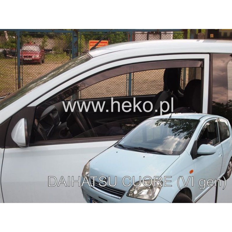 Ανεμοθραύστες Daihatsu Coure VI (2003-2007) 3 πορτο - 2 τμχ. εμπρός, Heko