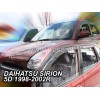 Ανεμοθραύστες Daihatsu Sirion (1998-2005) 5 πορτο - 4 τμχ. εμπρός και πίσω, Heko