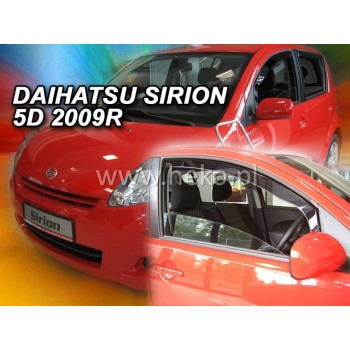 Ανεμοθραύστες Daihatsu Sirion (2005-2010) / SUBARU JUSTY (2007 - 2011) - 5 πορτο - 2 τμχ. εμπρός, Heko Ανεμοθραύστες Daihatsu Sirion (2005-2010) / SUBARU JUSTY (2007 - 2011) - 5 πορτο - 2 τμχ. εμπρός, Heko