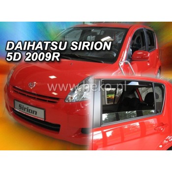 Ανεμοθραύστες Daihatsu Sirion (2005-2010) / SUBARU JUSTY (2007 - 2011) 5 πορτο - 4 τμχ. εμπρός και πίσω, Heko Ανεμοθραύστες Daihatsu Sirion (2005-2010) / SUBARU JUSTY (2007 - 2011) 5 πορτο - 4 τμχ. εμπρός και πίσω, Heko
