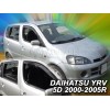 Ανεμοθραύστες Daihatsu YRV (2000-2005) 5 πορτο - 4 τμχ. εμπρός και πίσω, Heko
