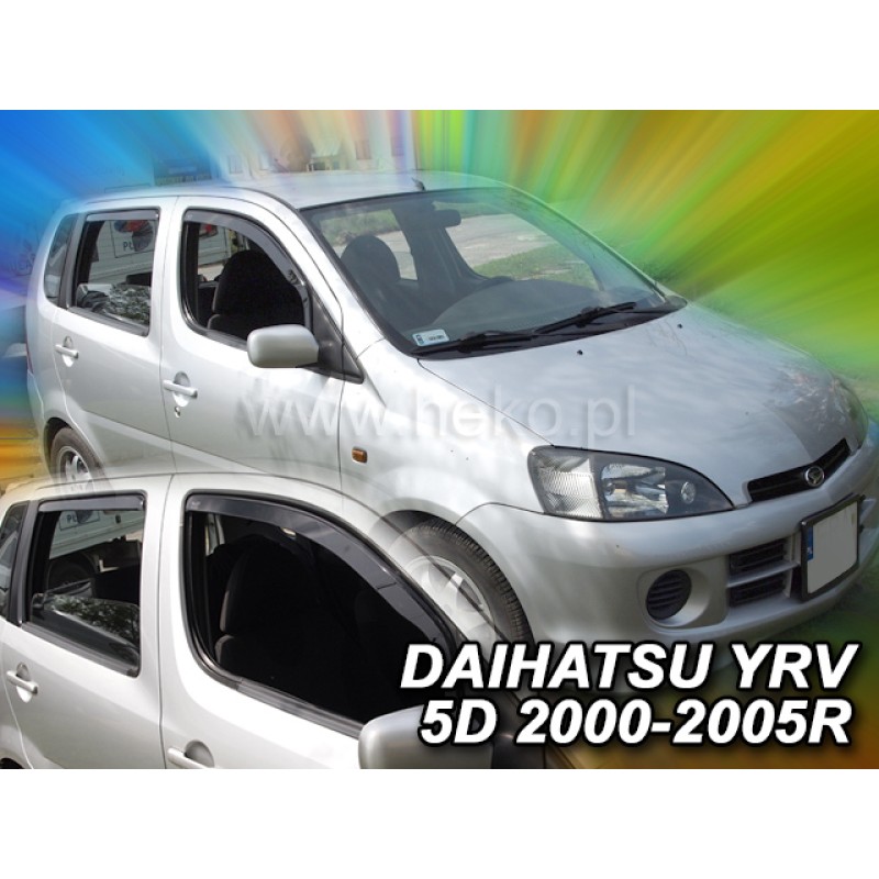 Ανεμοθραύστες Daihatsu YRV (2000-2005) 5 πορτο - 4 τμχ. εμπρός και πίσω, Heko