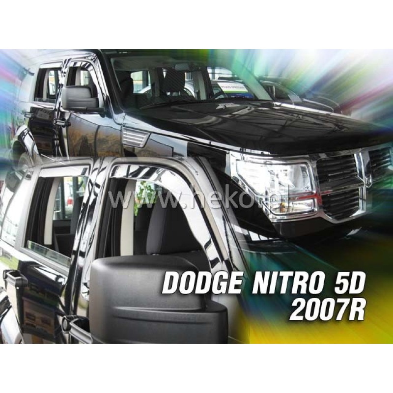 Ανεμοθραύστες Dodge Nitro (2006-2011) 5 πορτο - 2 τμχ. εμπρός, Heko