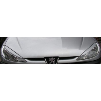Φρυδάκια φαναριών Peugeot 206 - μαύρα