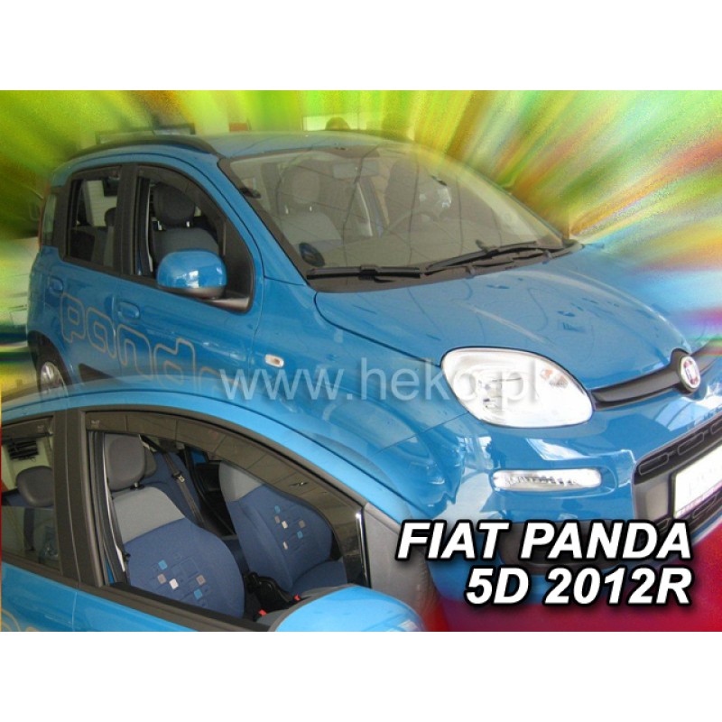 Ανεμοθραύστες Fiat Panda III (2012+) 5 πορτο - 4 τμχ. εμπρός και πίσω, Heko
