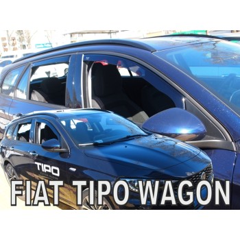 Ανεμοθραύστες Fiat Tipo (2015-2026) combi - 4 τμχ. εμπρός και πίσω, Heko