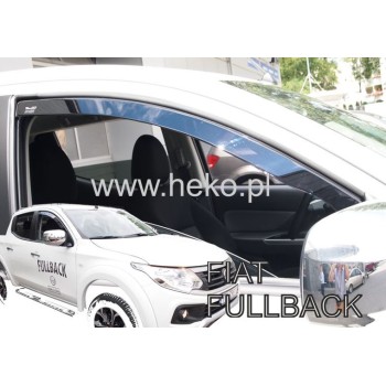Ανεμοθραύστες Fiat Fullback (2015-2019) - 2 τμχ. εμπρός, Heko Ανεμοθραύστες Fiat Fullback (2015-2019) - 2 τμχ. εμπρός, Heko