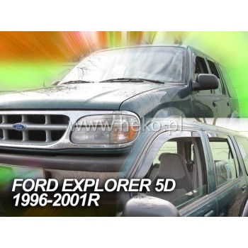 Ανεμοθραύστες Ford Explorer II (1994-2000) 5 πορτο - 4 τμχ. εμπρός και πίσω, Heko