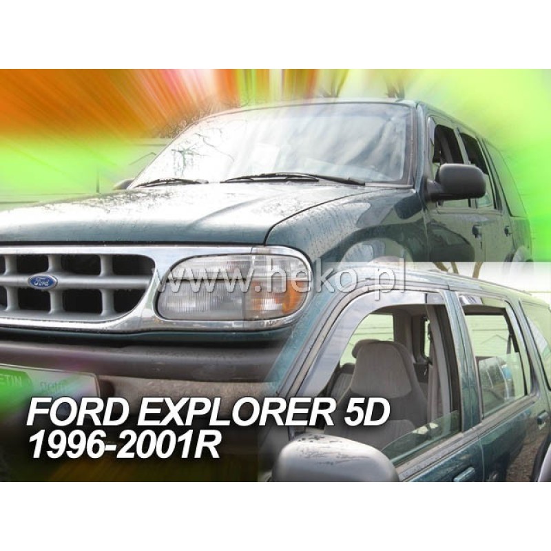 Ανεμοθραύστες Ford Explorer II (1994-2000) 5 πορτο - 4 τμχ. εμπρός και πίσω, Heko