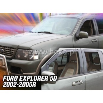 Ανεμοθραύστες Ford Explorer III (2000-2005) 5 πορτο - 2 τμχ. εμπρός, Heko