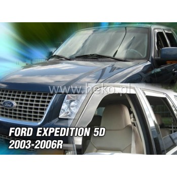 Ανεμοθραύστες Ford Expedition (2003-2006) 5 πορτο - 4 τμχ. εμπρός και πίσω, Heko