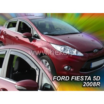 Ανεμοθραύστες Ford Fiesta (2008-2017) 5 πορτο - 2 τμχ. εμπρός, Heko