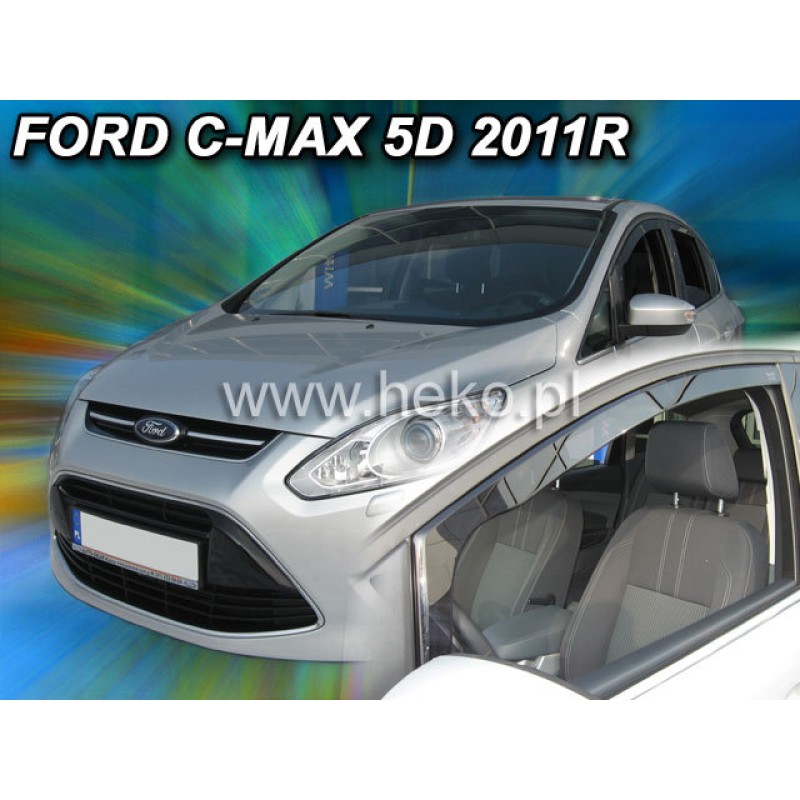 Ανεμοθραύστες Ford Focus C-Max (2003-2010) 5 πορτο - 2 τμχ. εμπρός, Heko