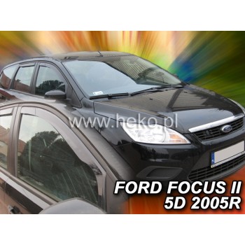 Ανεμοθραύστες Ford Focus II (2004-2011) sedan , 5 πορτο - 4 τμχ. εμπρός και πίσω, Heko