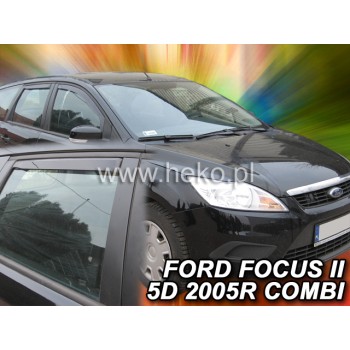 Ανεμοθραύστες Ford Focus II (2004-2011) combi - 4 τμχ. εμπρός και πίσω, Heko