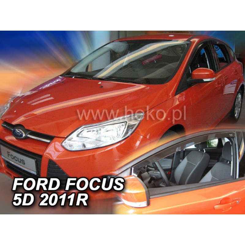 Ανεμοθραύστες Ford Focus III (2011-2018) 5 πορτο , sedan - 2 τμχ. εμπρός, Heko