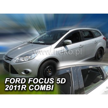 Ανεμοθραύστες Ford Focus III (2011-2018) combi - 4 τμχ. εμπρός και πίσω, Heko