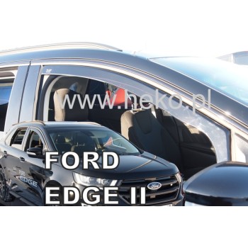 Ανεμοθραύστες Ford Edge II (2014-2023) 5 πορτο - 2 τμχ. εμπρός, Heko Ανεμοθραύστες Ford Edge II (2014-2023) 5 πορτο - 2 τμχ. εμπρός, Heko
