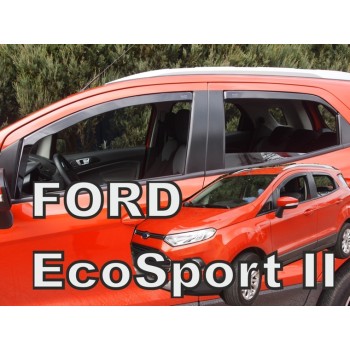Ανεμοθραύστες Ford Ecosport II (2012-2022) 5 πορτο - 4 τμχ. εμπρός και πίσω, Heko Ανεμοθραύστες Ford Ecosport II (2012-2022) 5 πορτο - 4 τμχ. εμπρός και πίσω, Heko