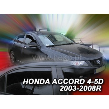 Ανεμοθραύστες Honda Accord (2004-2008) sedan - 4 τμχ. εμπρός και πίσω, Heko Ανεμοθραύστες Honda Accord (2004-2008) sedan - 4 τμχ. εμπρός και πίσω, Heko