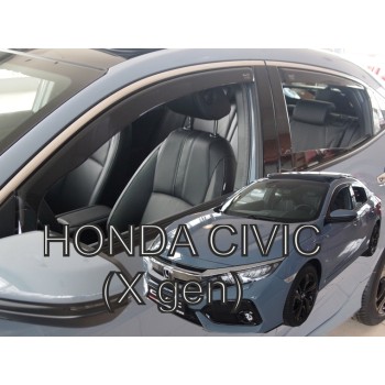 Ανεμοθραύστες Honda Civic X (2017-2021) 5 πορτο - 4 τμχ. εμπρός και πίσω, Heko Ανεμοθραύστες Honda Civic X (2017-2021) 5 πορτο - 4 τμχ. εμπρός και πίσω, Heko