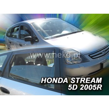 Ανεμοθραύστες Honda Stream (2000-2007) 5 πορτο - 4 τμχ εμπρός και πίσω, Heko