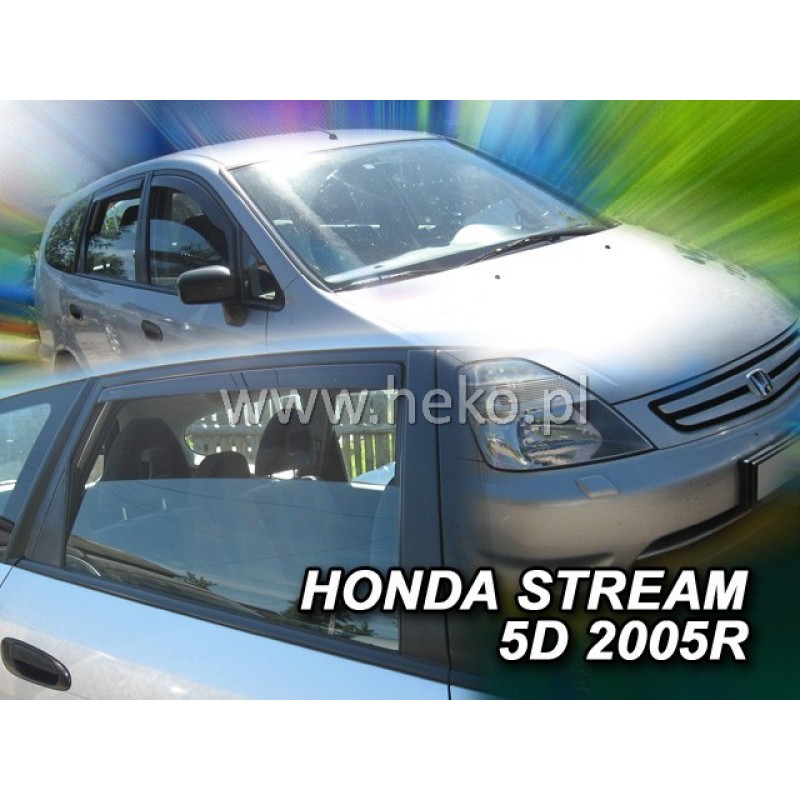 Ανεμοθραύστες Honda Stream (2000-2007) 5 πορτο - 4 τμχ εμπρός και πίσω, Heko
