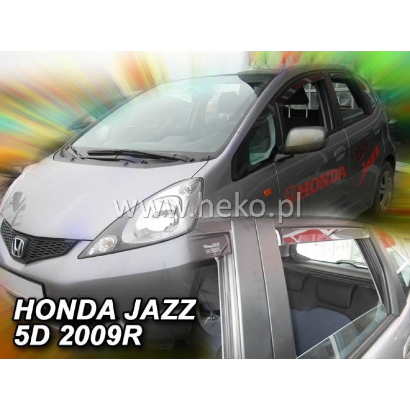 Ανεμοθραύστες Honda Jazz (2008-2015) 5 πορτο - 4 τμχ εμπρός και πίσω, Heko