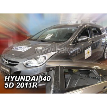 Ανεμοθραύστες Hyundai i40 (2011-2019) combi - 4 τμχ. εμπρός και πίσω, Heko